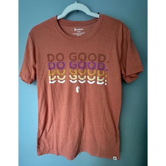 Cotopaxi Women’s Do Good Repeat Organic Cotton T-shirt In Mango. Size Small. NWT - Picture 5 of 6